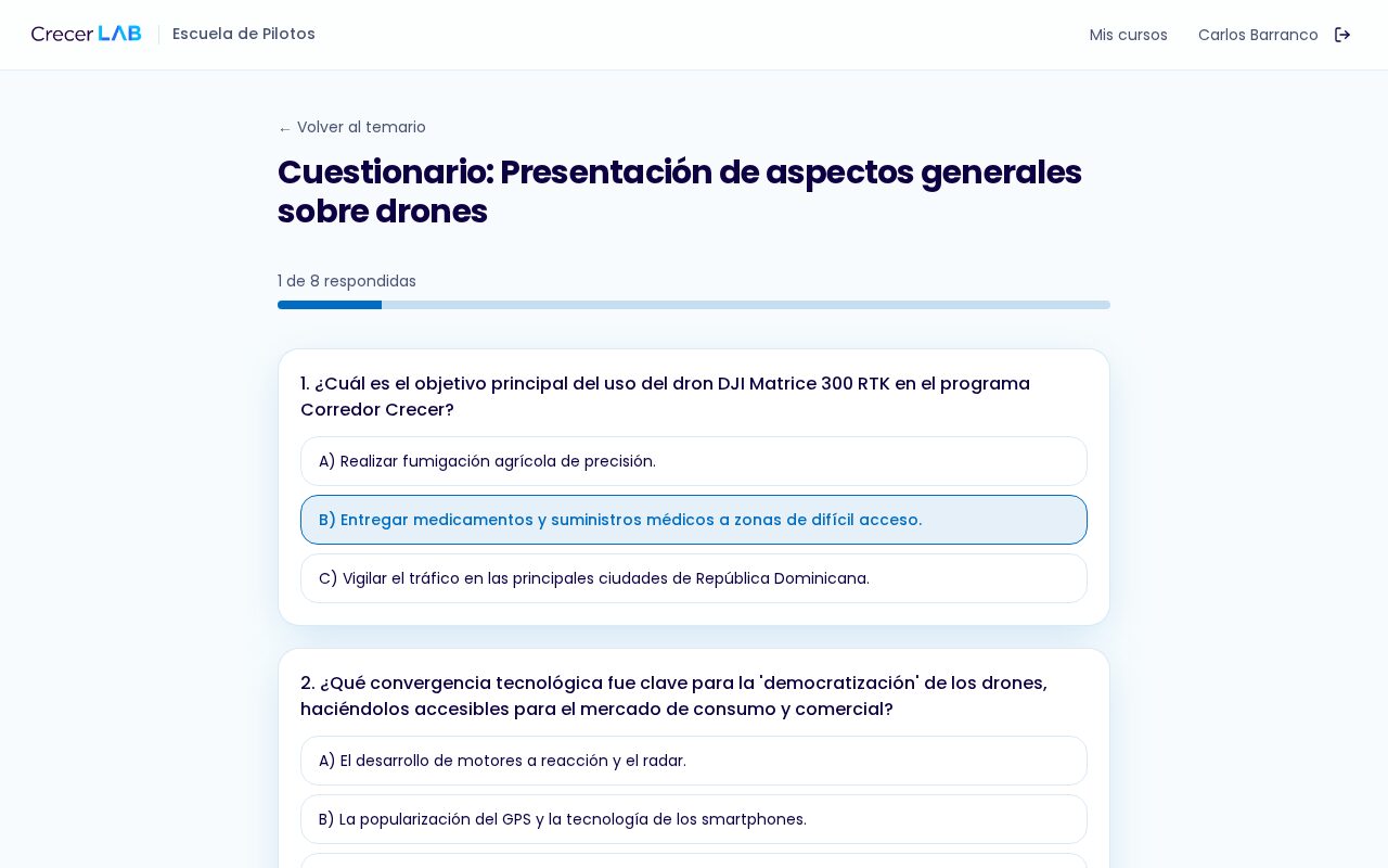 Cuestionarios